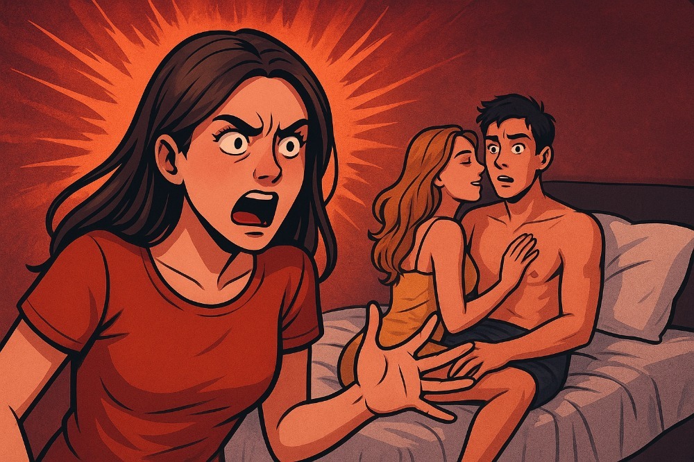 他說怕我生氣才沒說,結果出國整整五天跟前女友睡一起!