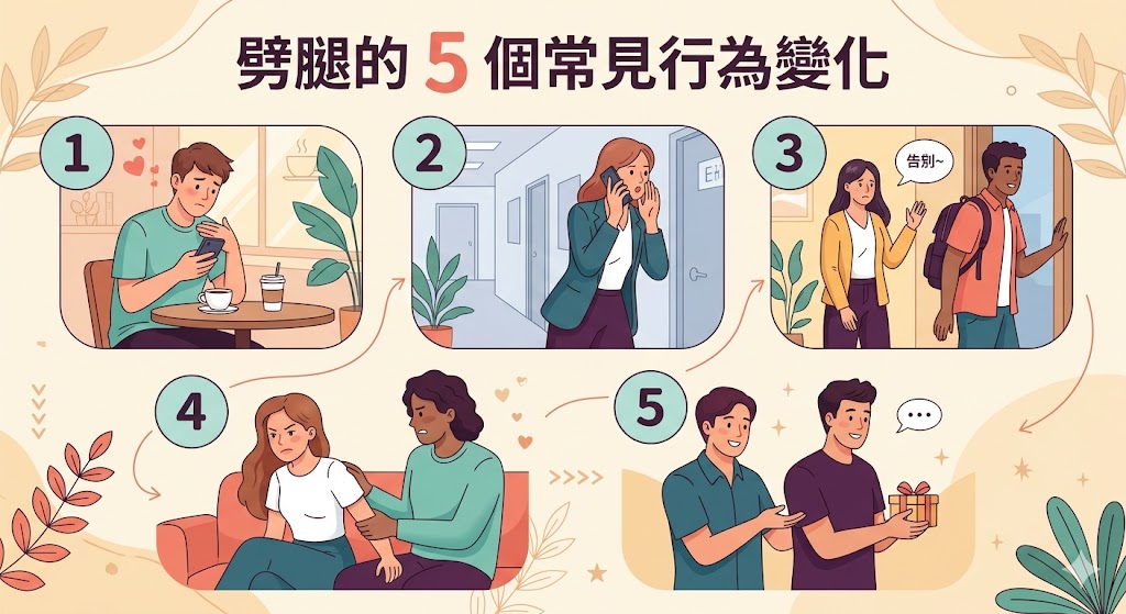 劈腿的 5 個常見行為變化