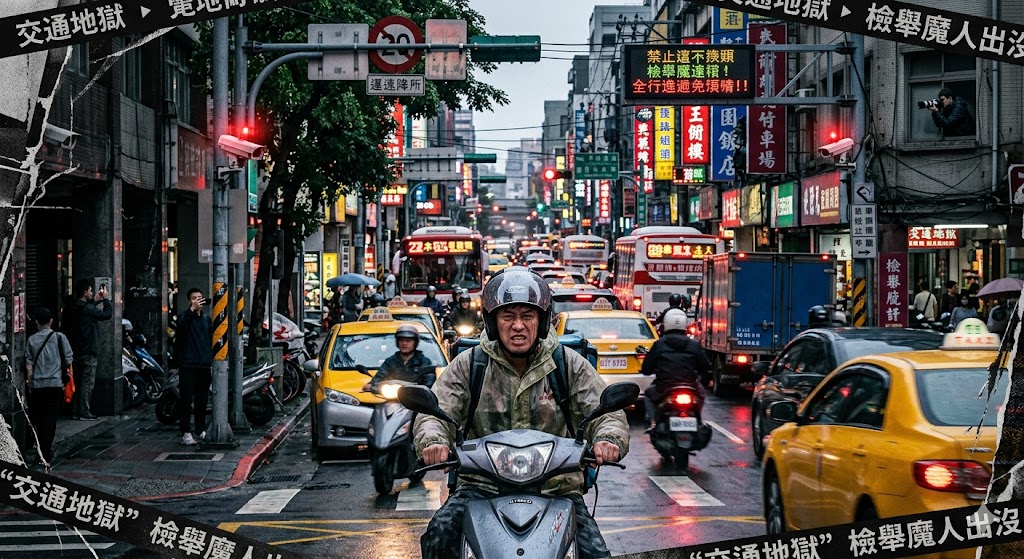 幹!新北交通大隊蓋牌、檢舉魔人發瘋,到底要把用路人逼到什麼地步?