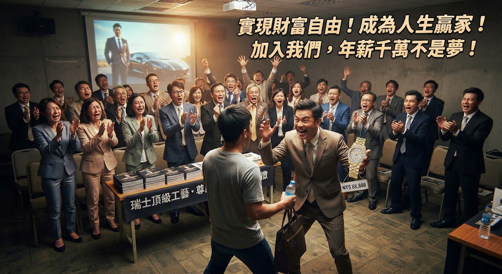 這輩子最後悔的荒謬局:那些把智商按在地板摩擦的奇葩直銷夢