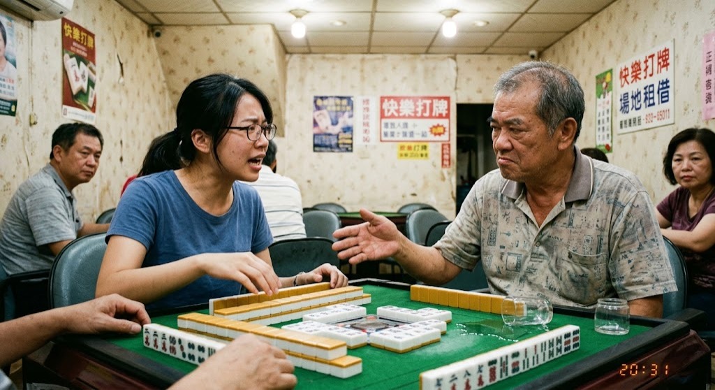 遇到極品衰人牌咖!遲到卸責又輸不起,還好麻將之神眷顧教他做人